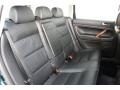 2002 Volkswagen Passat Black Interior Rear Seat Photo