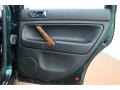 2002 Volkswagen Passat Black Interior Door Panel Photo