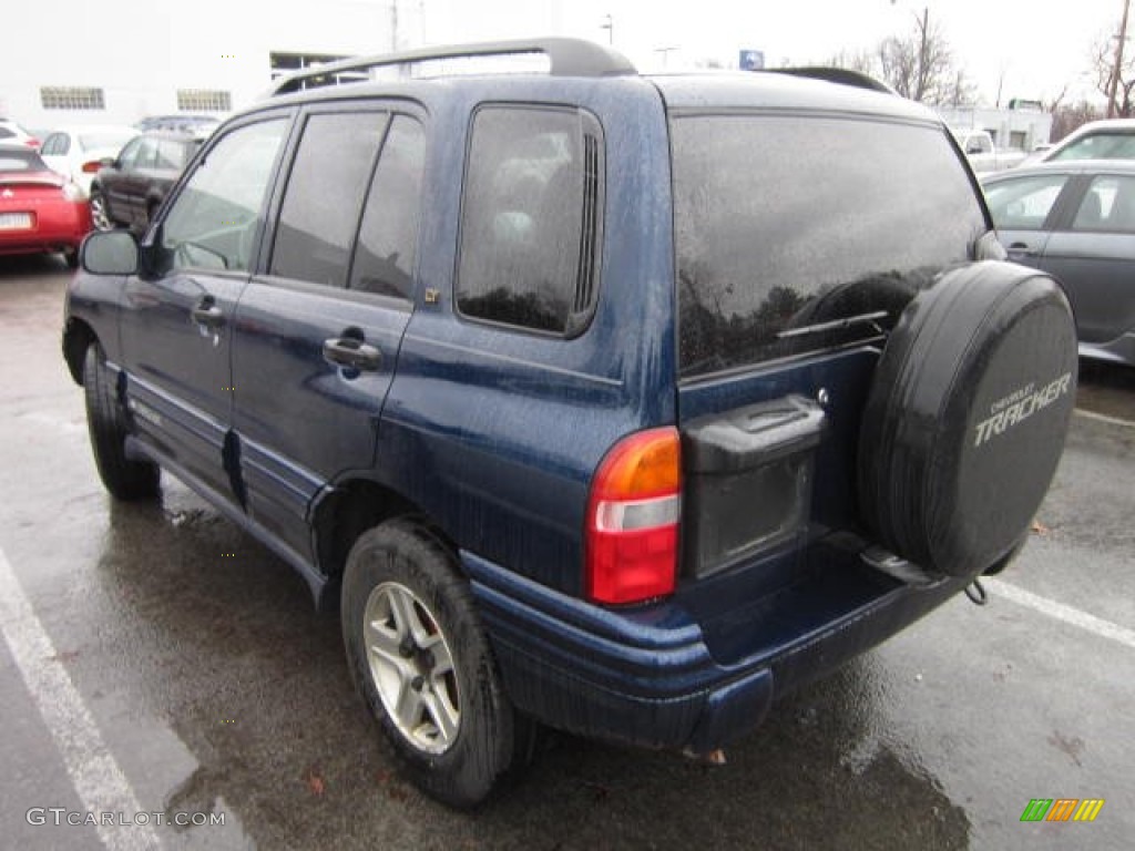 Indigo Blue 2004 Chevrolet Tracker LT 4WD Exterior Photo #74546670