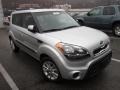 2012 Bright Silver Kia Soul +  photo #1