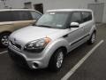 2012 Bright Silver Kia Soul +  photo #2