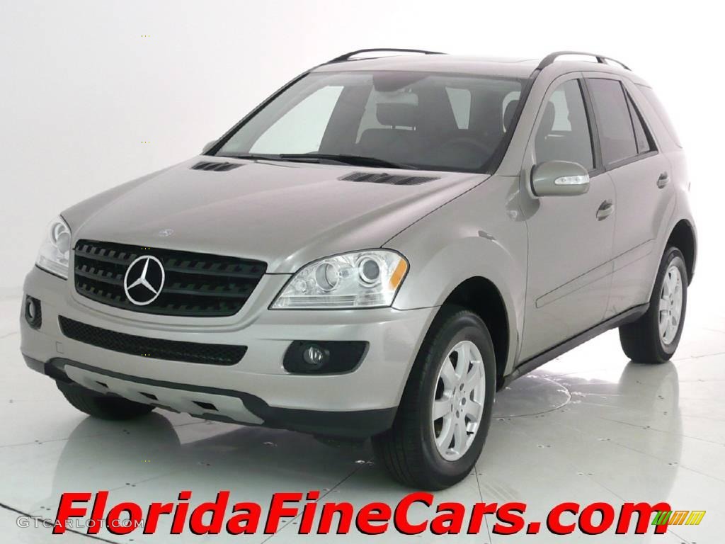 2006 ML 350 4Matic - Pewter Metallic / Black photo #1