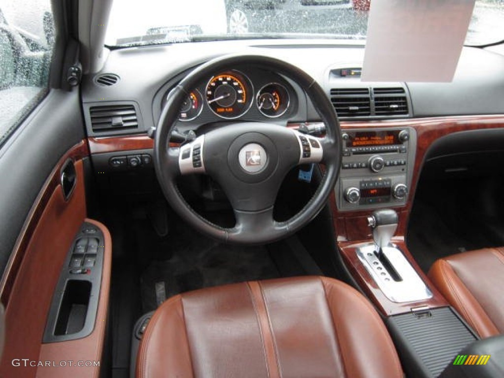 2007 Saturn Aura XR Morocco Brown Dashboard Photo #74548242