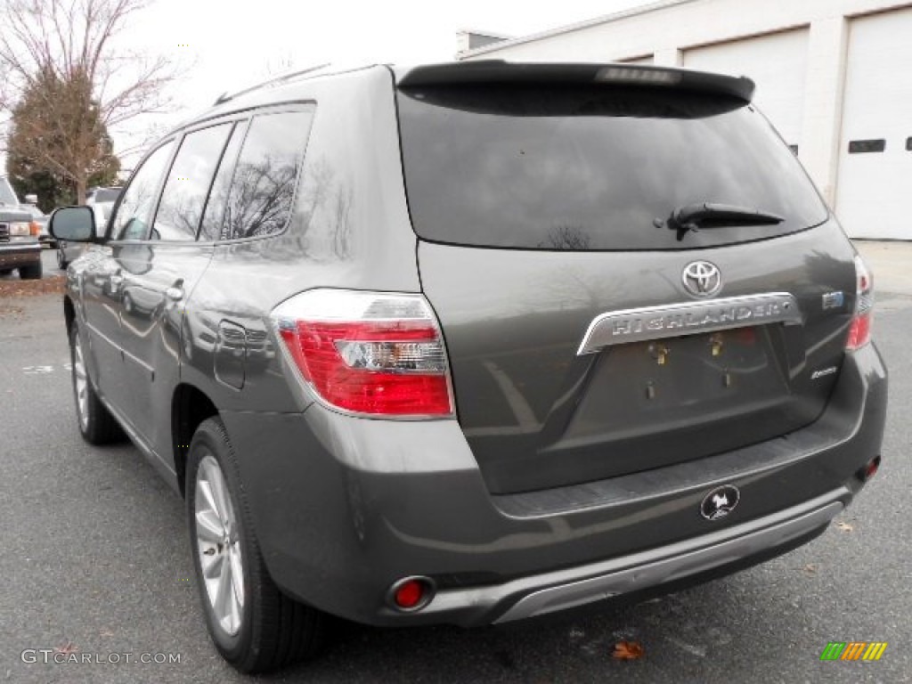 2010 Highlander Hybrid Limited 4WD - Cypress Green Pearl / Sand Beige photo #4