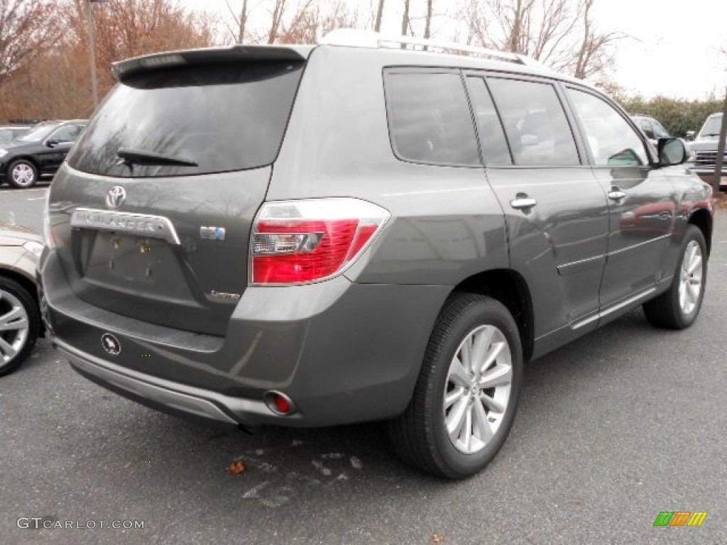 2010 Highlander Hybrid Limited 4WD - Cypress Green Pearl / Sand Beige photo #6