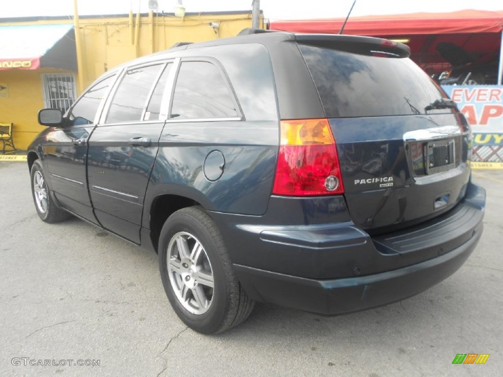2008 Pacifica Touring - Modern Blue Pearlcoat / Pastel Slate Gray photo #5