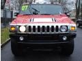 2007 Victory Red Hummer H2 SUV  photo #2
