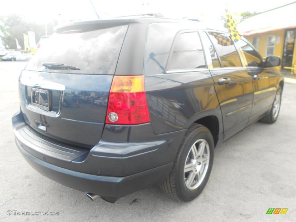 2008 Pacifica Touring - Modern Blue Pearlcoat / Pastel Slate Gray photo #7