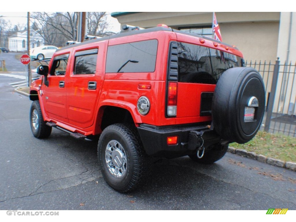 2007 H2 SUV - Victory Red / Ebony Black photo #4