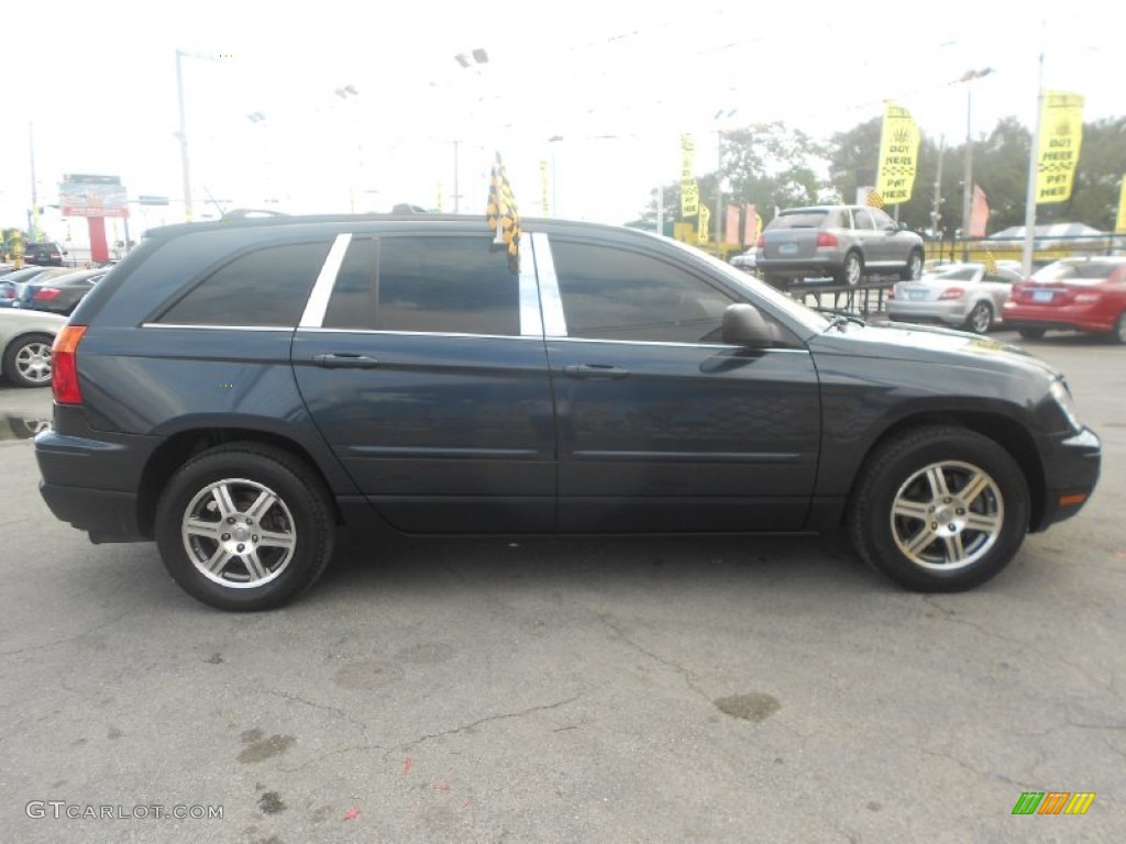 2008 Pacifica Touring - Modern Blue Pearlcoat / Pastel Slate Gray photo #8
