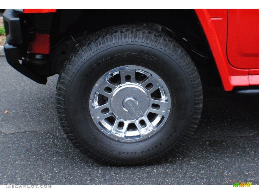 2007 H2 SUV - Victory Red / Ebony Black photo #8