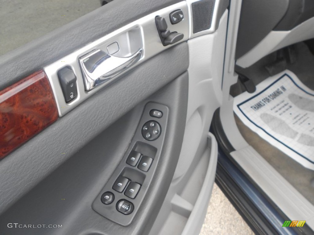 2008 Pacifica Touring - Modern Blue Pearlcoat / Pastel Slate Gray photo #12