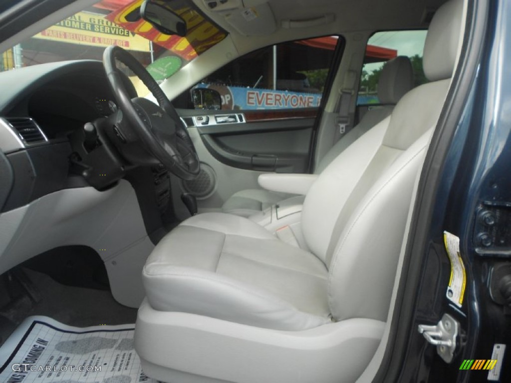 2008 Pacifica Touring - Modern Blue Pearlcoat / Pastel Slate Gray photo #13