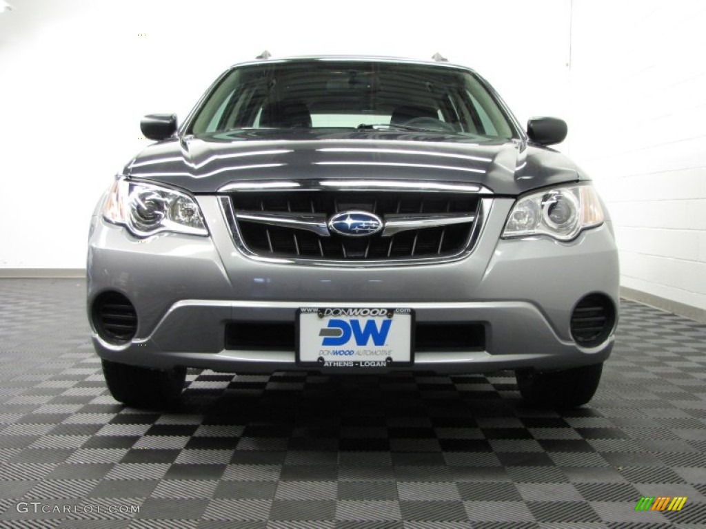 2009 Outback 2.5i Wagon - Diamond Gray Metallic / Off Black photo #2