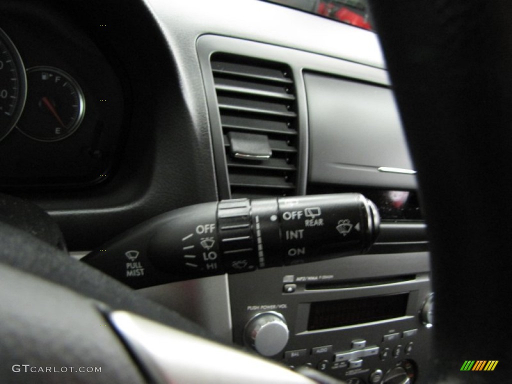2009 Outback 2.5i Wagon - Diamond Gray Metallic / Off Black photo #17