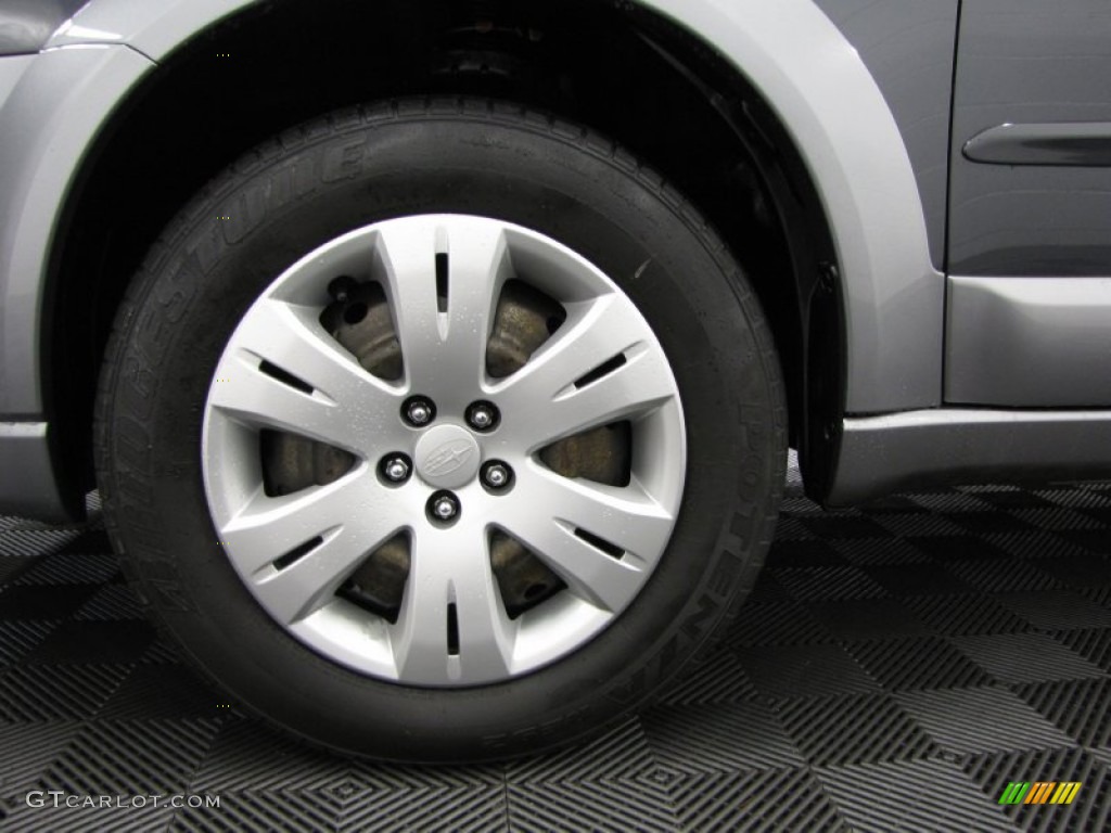 2009 Outback 2.5i Wagon - Diamond Gray Metallic / Off Black photo #23