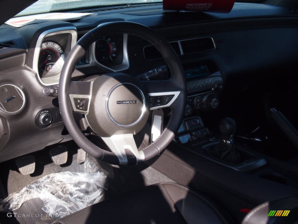 2010 Camaro SS Coupe - Cyber Gray Metallic / Black photo #11