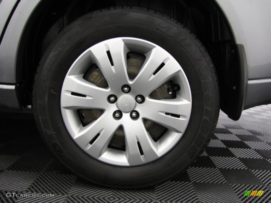 2009 Outback 2.5i Wagon - Diamond Gray Metallic / Off Black photo #26