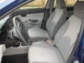 2011 Hyundai Accent Gray Interior Front Seat Photo