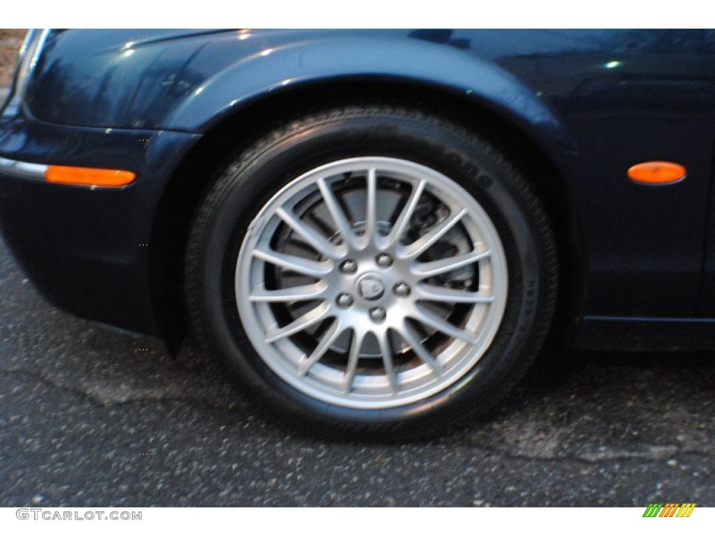 2006 S-Type 3.0 - Indigo Blue Metallic / Champagne photo #8