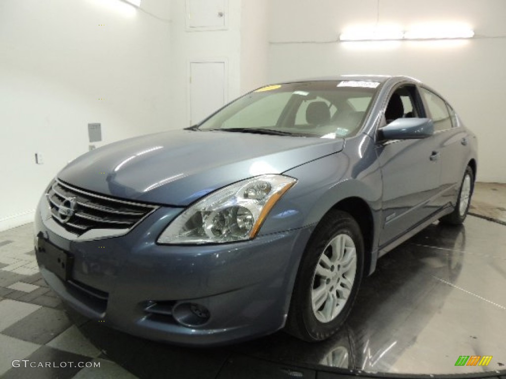 2010 Altima Hybrid - Ocean Gray / Charcoal photo #1