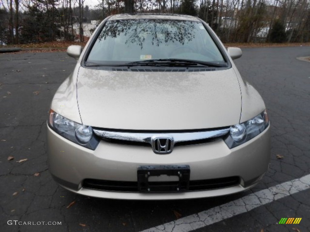 2007 Civic EX Sedan - Borrego Beige Metallic / Ivory photo #2