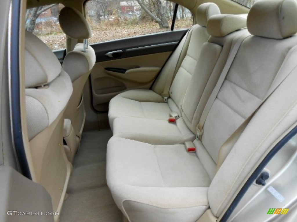 2007 Honda Civic EX Sedan Rear Seat Photo #74552720