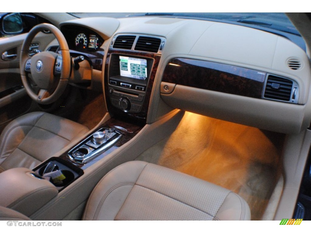 2010 Jaguar XK XKR Coupe Caramel Dashboard Photo #74553062