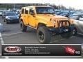 Dozer Yellow - Wrangler Unlimited Rubicon 4x4 Photo No. 1