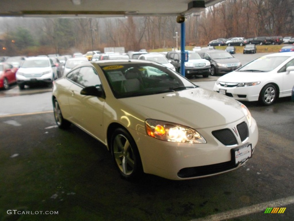 2007 G6 GTP Coupe - Ivory White / Light Taupe photo #1
