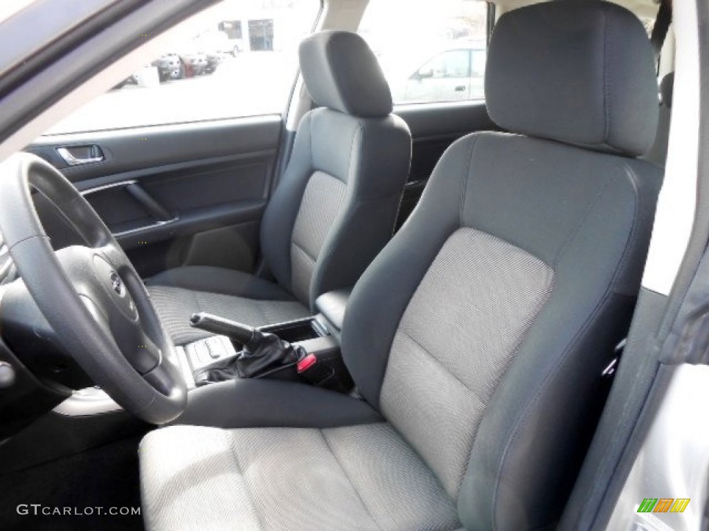 2007 Outback 2.5i Wagon - Brilliant Silver Metallic / Dark Charcoal Tweed photo #9