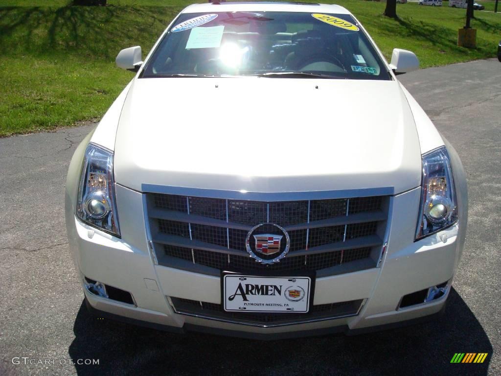 2009 CTS Sedan - White Diamond Tri-Coat / Light Titanium/Ebony photo #3