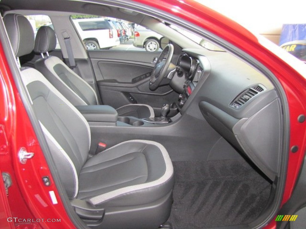 Black Sport Interior 2011 Kia Optima SX Photo #74554500
