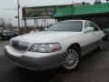 White Pearl 2003 Lincoln Town Car Signature