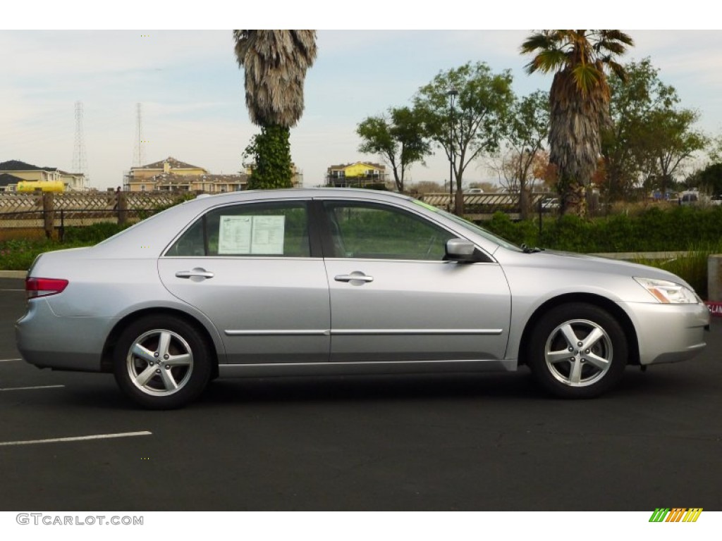 Satin Silver Metallic 2004 Honda Accord EX Sedan Exterior Photo #74556155