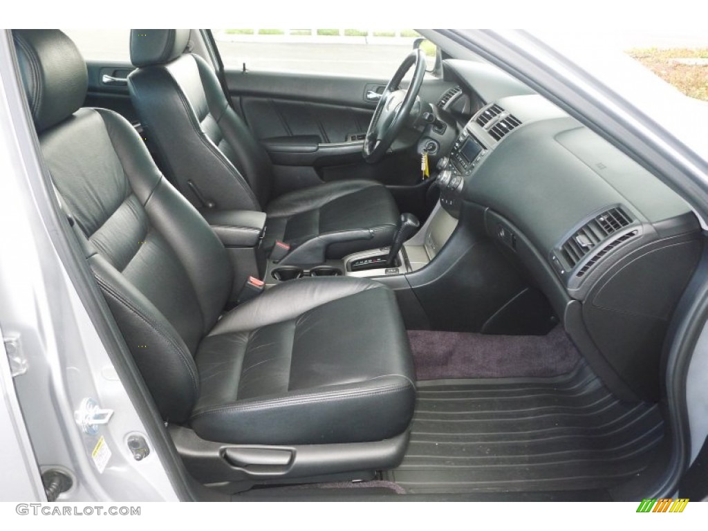 Black Interior 2004 Honda Accord EX Sedan Photo #74556249