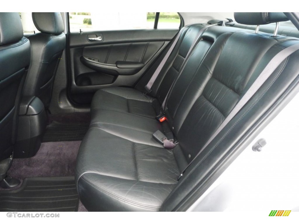 Black Interior 2004 Honda Accord EX Sedan Photo #74556355