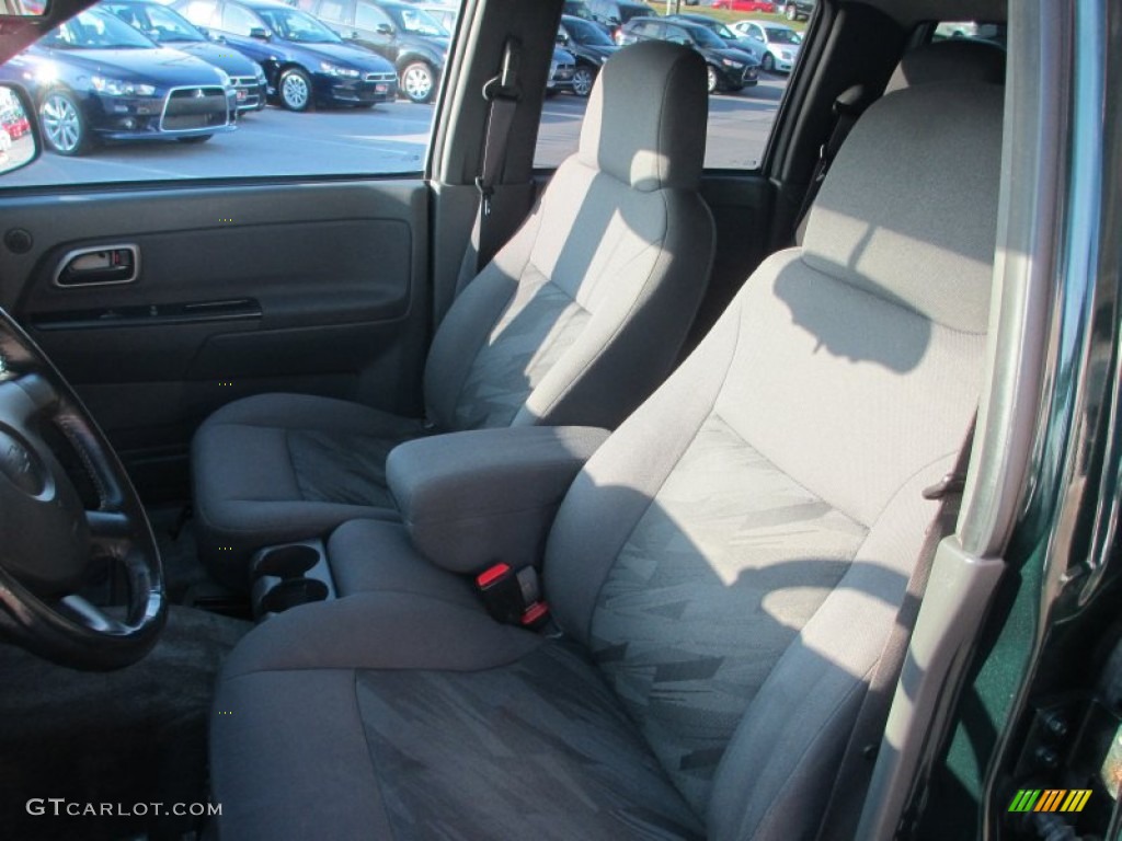 2005 Colorado LS Crew Cab 4x4 - Dark Green Metallic / Sport Pewter photo #12