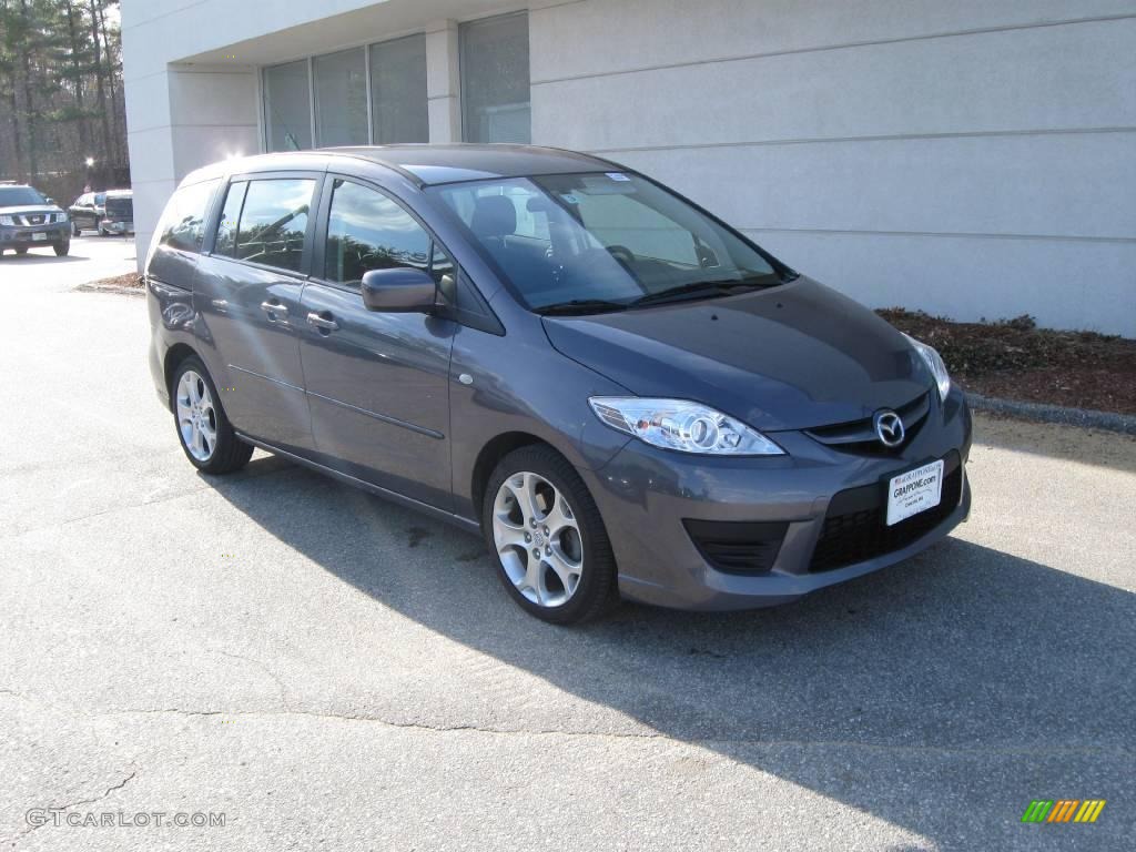 2008 MAZDA5 Sport - Galaxy Gray / Black photo #1