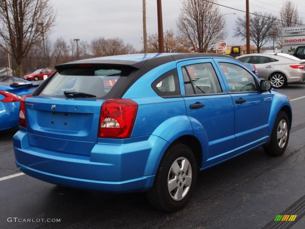 2008 Caliber SE - Surf Blue Pearl / Dark Slate Gray photo #3