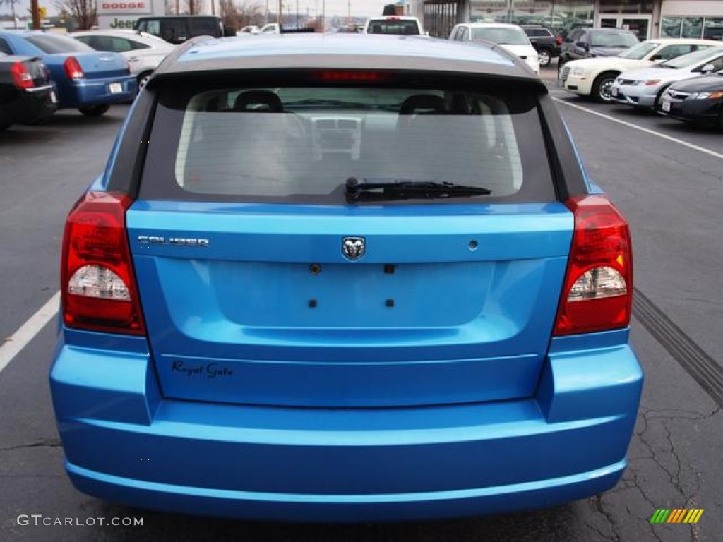 2008 Caliber SE - Surf Blue Pearl / Dark Slate Gray photo #6