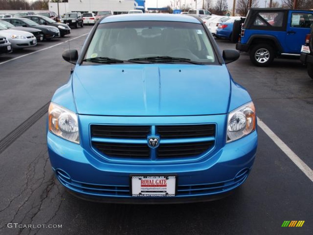 2008 Caliber SE - Surf Blue Pearl / Dark Slate Gray photo #7