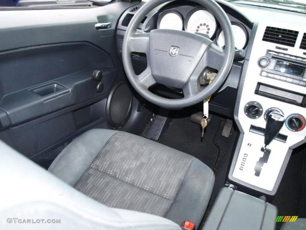 2008 Caliber SE - Surf Blue Pearl / Dark Slate Gray photo #10