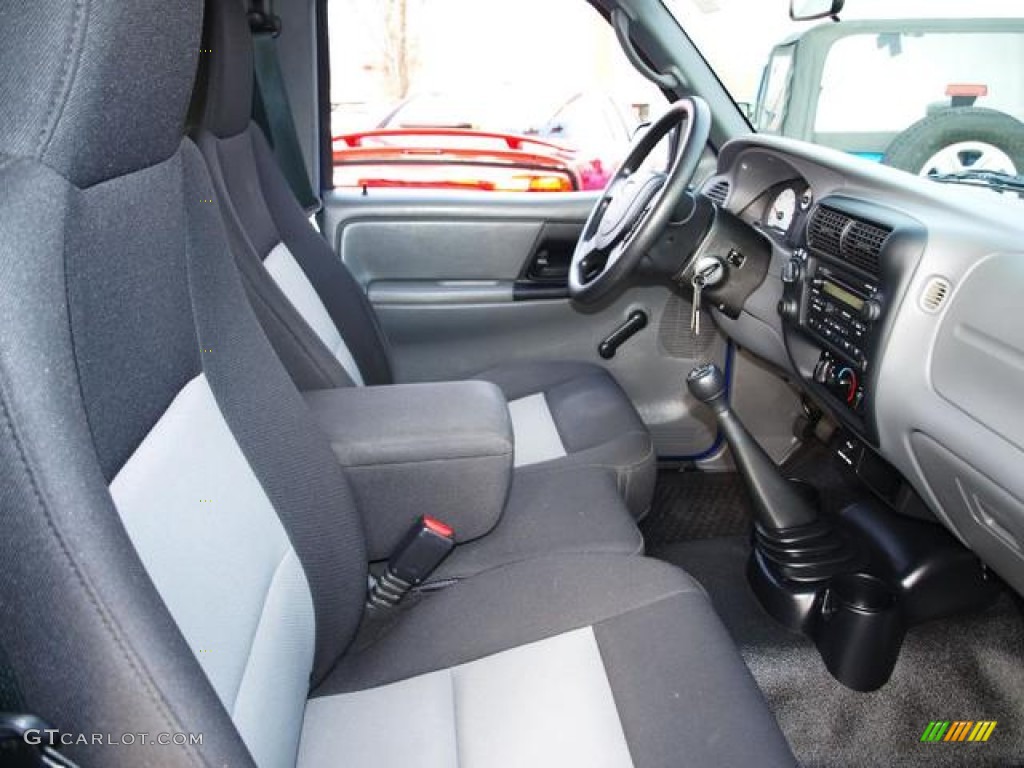 Medium Dark Flint Interior 2004 Ford Ranger Edge Regular Cab 4x4 Photo #74558870