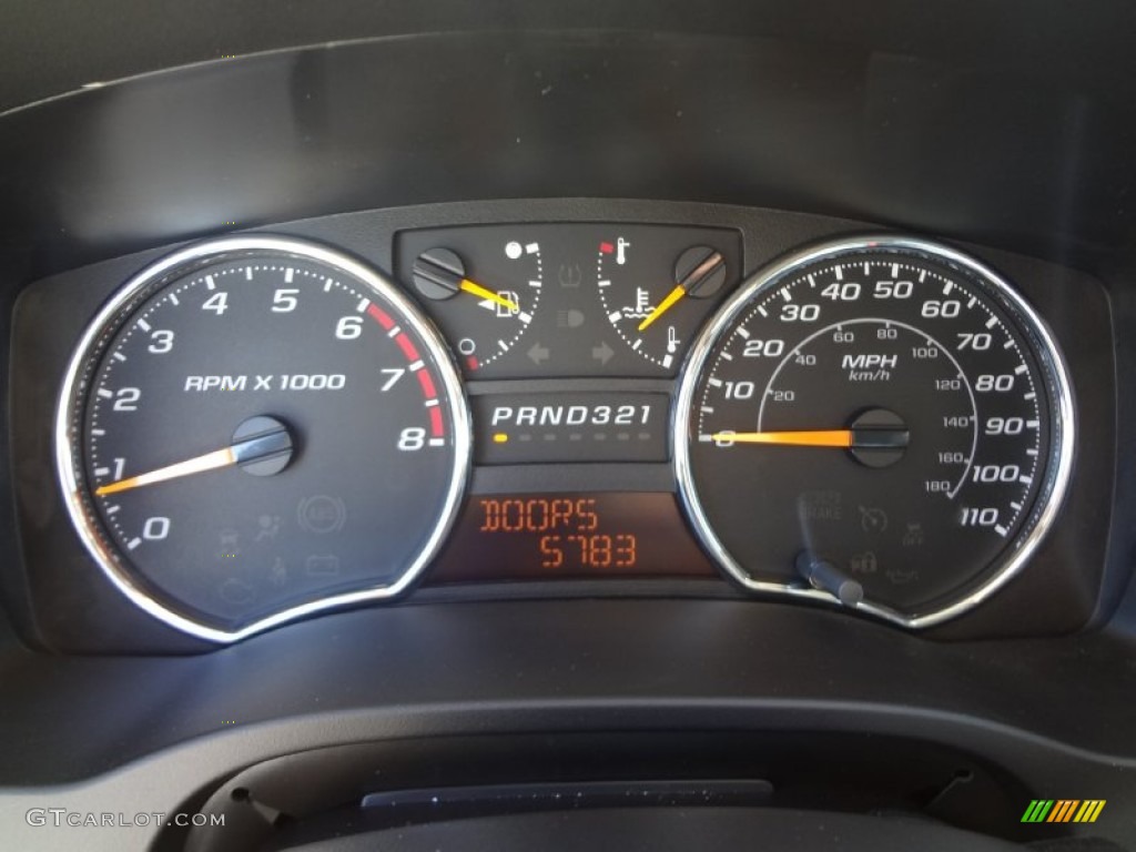 2012 GMC Canyon SLE Crew Cab Gauges Photo #74559696