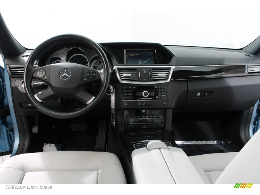 2010 Mercedes-Benz E 350 4Matic Sedan Ash Gray Dashboard Photo #74562264