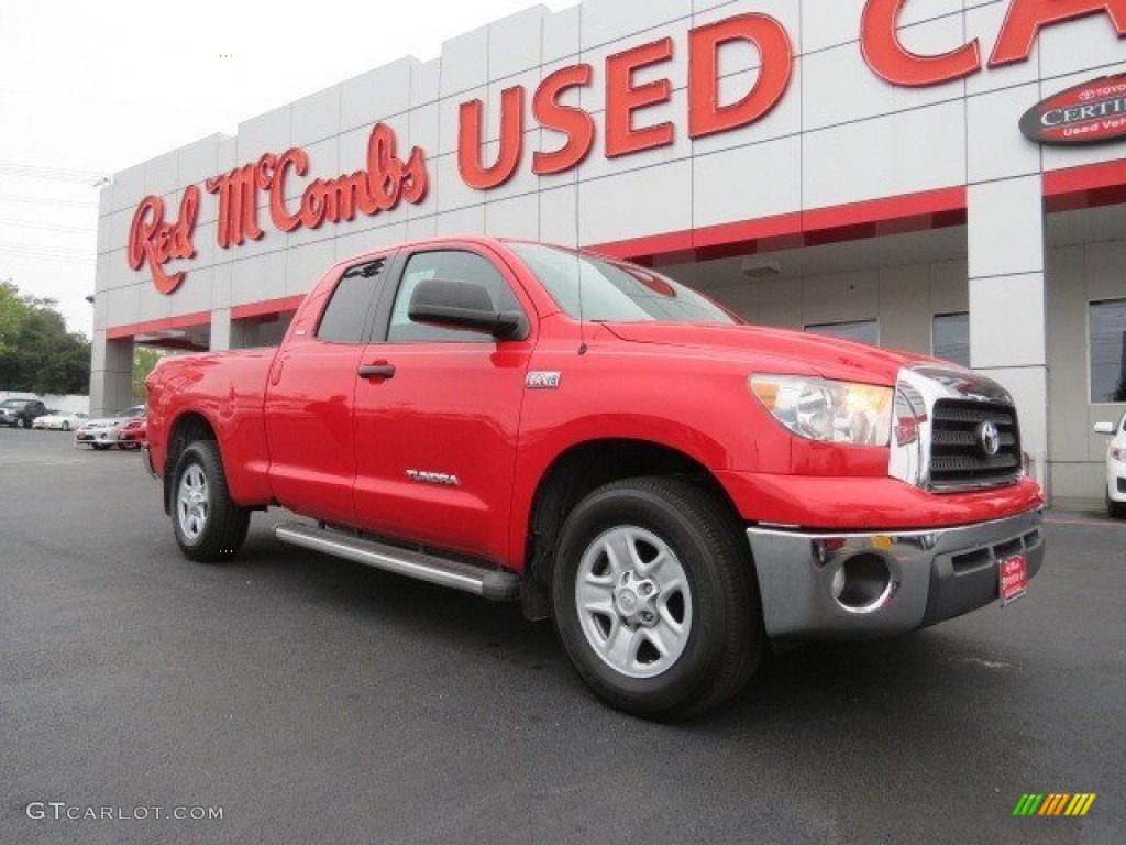 Radiant Red Toyota Tundra