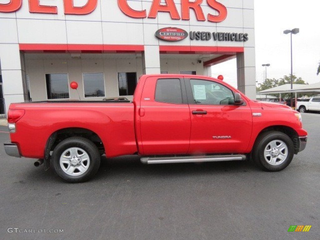 2008 Tundra SR5 Double Cab - Radiant Red / Beige photo #8