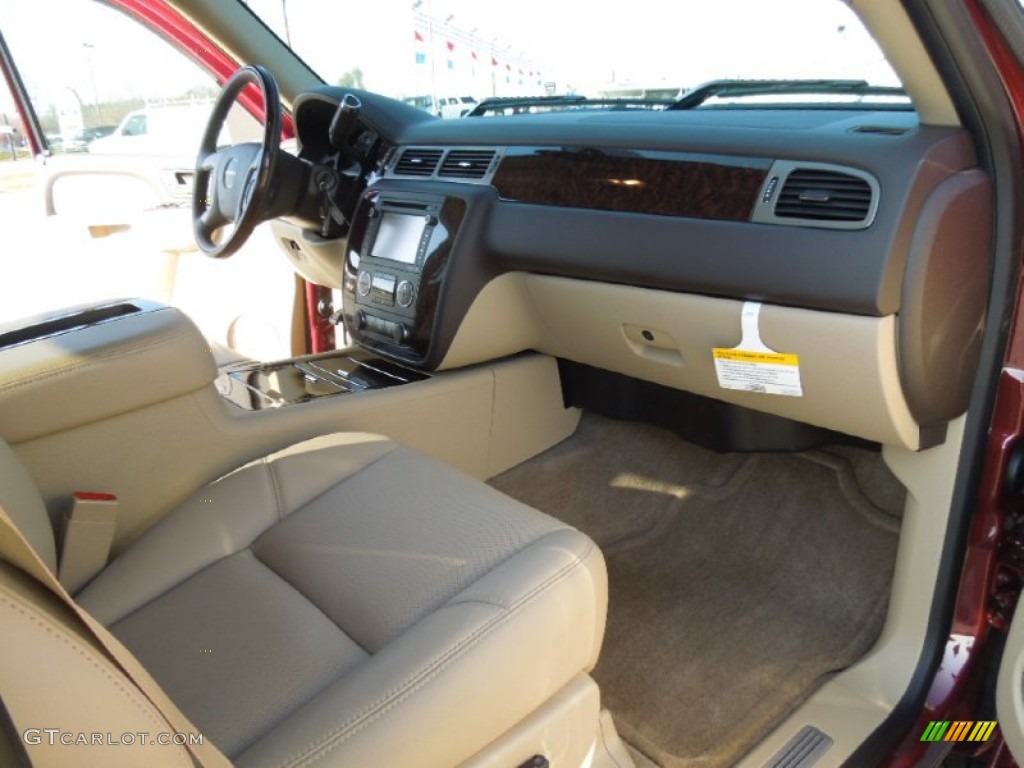 2013 Sierra 1500 Denali Crew Cab AWD - Sonoma Red Metallic / Cocoa/Light Cashmere photo #21