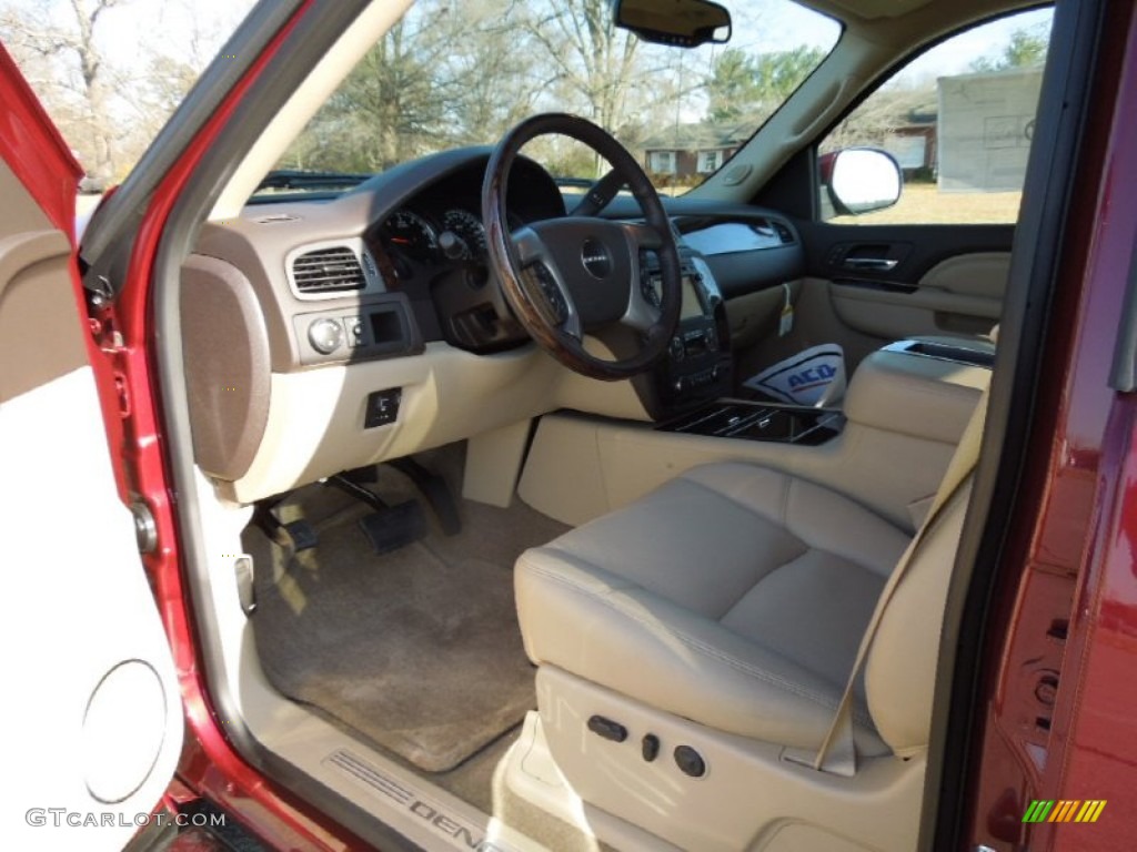 2013 Sierra 1500 Denali Crew Cab AWD - Sonoma Red Metallic / Cocoa/Light Cashmere photo #25